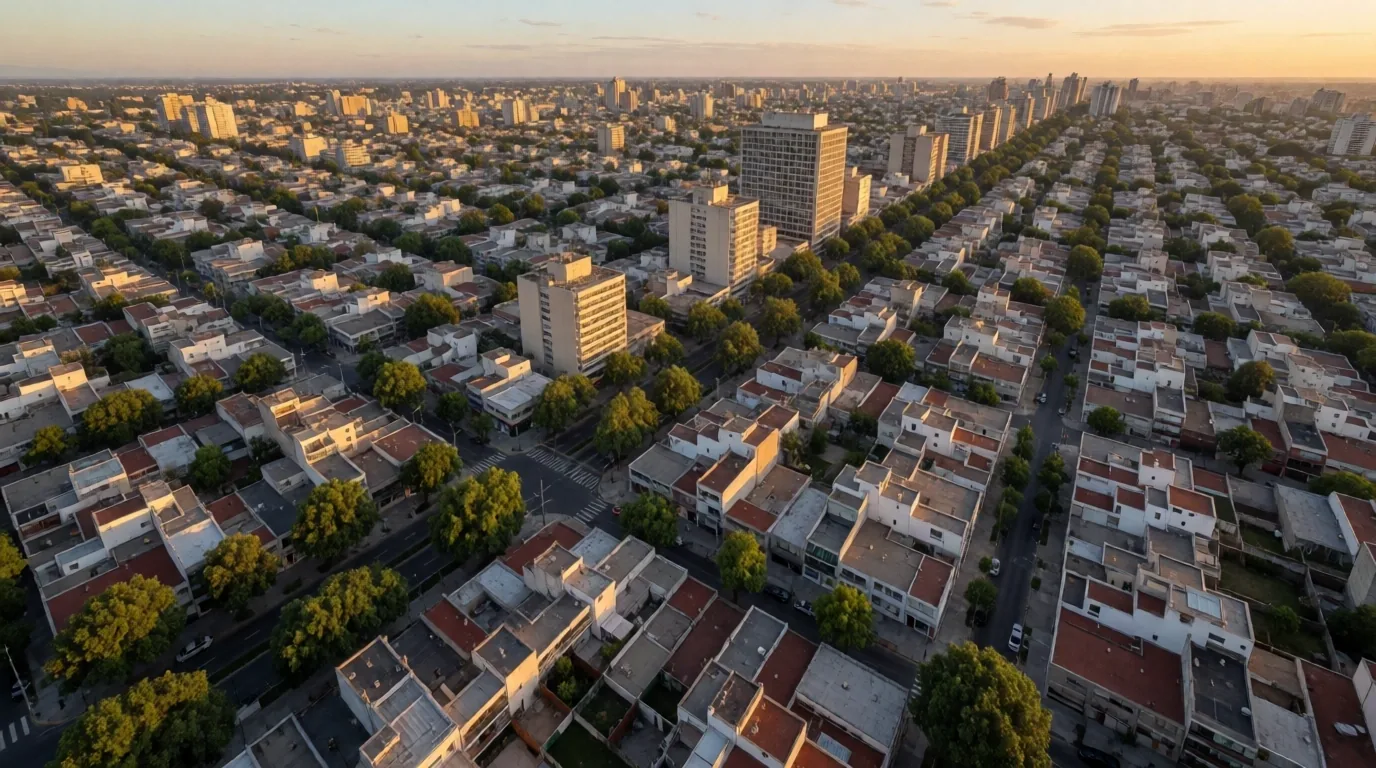 Vista panorámica de La Plata